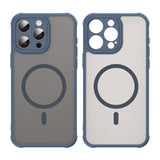 Husa pentru iPhone 15 Pro, Techsuit HaloFrost II MagSafe, bleumarin