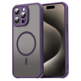 Husa pentru iPhone 15 Pro, Techsuit HaloFrost II MagSafe, mov