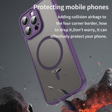 Husa pentru iPhone 15 Pro, Techsuit HaloFrost II MagSafe, mov