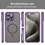 Husa pentru iPhone 15 Pro Max, Techsuit HaloFrost II MagSafe, mov