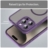 Husa pentru iPhone 15 Pro Max, Techsuit HaloFrost II MagSafe, mov