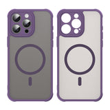 Husa pentru iPhone 15 Pro Max, Techsuit HaloFrost II MagSafe, mov