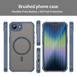 Husa pentru iPhone 16e, Techsuit HaloFrost II MagSafe, bleumarin