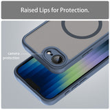 Husa pentru iPhone 16e, Techsuit HaloFrost II MagSafe, bleumarin