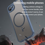 Husa pentru iPhone 16e, Techsuit HaloFrost II MagSafe, bleumarin