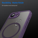 Husa pentru iPhone 16e, Techsuit HaloFrost II MagSafe, mov