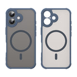 Husa pentru iPhone 16, Techsuit HaloFrost II MagSafe, bleumarin