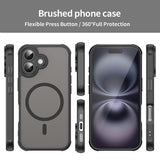 Husa pentru iPhone 16 Plus, Techsuit HaloFrost II MagSafe, auriu