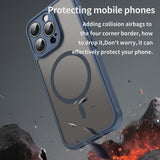 Husa pentru iPhone 16 Pro, Techsuit HaloFrost II MagSafe, bleumarin