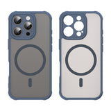 Husa pentru iPhone 16 Pro, Techsuit HaloFrost II MagSafe, bleumarin