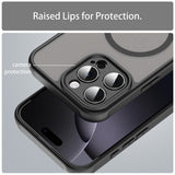 Husa pentru iPhone 16 Pro Max, Techsuit HaloFrost II MagSafe, auriu