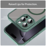 Husa pentru iPhone 16 Pro Max, Techsuit HaloFrost II MagSafe, auriu