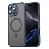 Husa pentru iPhone 16 Pro Max, Techsuit HaloFrost II MagSafe, bleumarin
