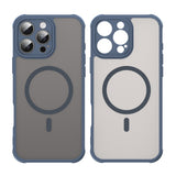 Husa pentru iPhone 16 Pro Max, Techsuit HaloFrost II MagSafe, bleumarin