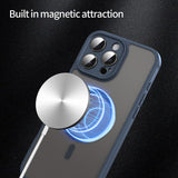 Husa pentru iPhone 16 Pro Max, Techsuit HaloFrost II MagSafe, bleumarin