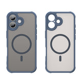 Husa pentru iPhone 17, Techsuit HaloFrost II MagSafe, bleumarin