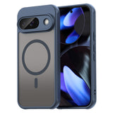 Husa pentru Google Pixel 9, Techsuit HaloFrost II MagSafe, bleumarin