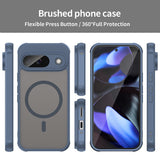 Husa pentru Google Pixel 9, Techsuit HaloFrost II MagSafe, bleumarin