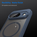 Husa pentru Google Pixel 9, Techsuit HaloFrost II MagSafe, bleumarin