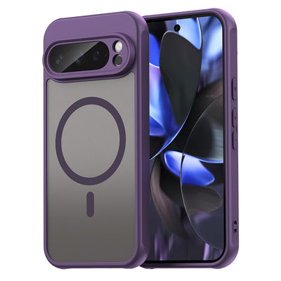 Husa pentru Google Pixel 9 Pro, Techsuit HaloFrost II MagSafe, mov
