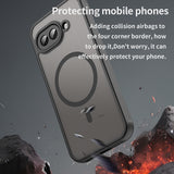 Husa pentru Google Pixel 9a, Techsuit HaloFrost II MagSafe, mov