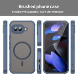 Husa pentru Google Pixel 9a, Techsuit HaloFrost II MagSafe, bleumarin