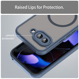 Husa pentru Google Pixel 9a, Techsuit HaloFrost II MagSafe, bleumarin