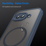 Husa pentru Google Pixel 9a, Techsuit HaloFrost II MagSafe, bleumarin
