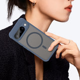 Husa pentru Google Pixel 10, Techsuit HaloFrost II MagSafe, bleumarin