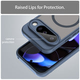 Husa pentru Google Pixel 10, Techsuit HaloFrost II MagSafe, bleumarin