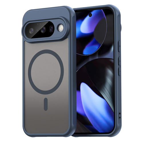 Husa pentru Google Pixel 10, Techsuit HaloFrost II MagSafe, bleumarin