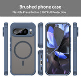 Husa pentru Google Pixel 10 Pro, Techsuit HaloFrost II MagSafe, bleumarin