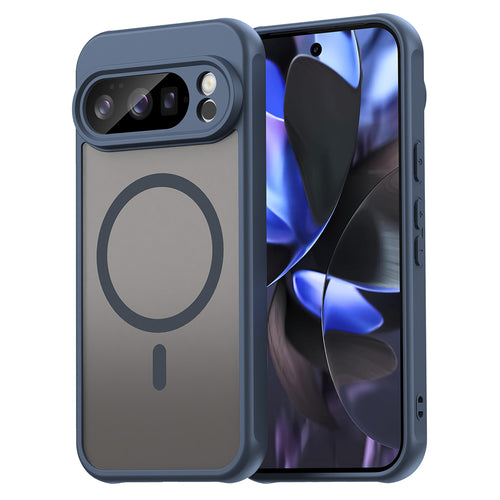 Husa pentru Google Pixel 10 Pro, Techsuit HaloFrost II MagSafe, bleumarin