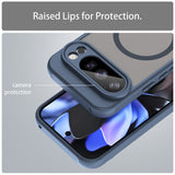 Husa pentru Google Pixel 10 Pro, Techsuit HaloFrost II MagSafe, bleumarin