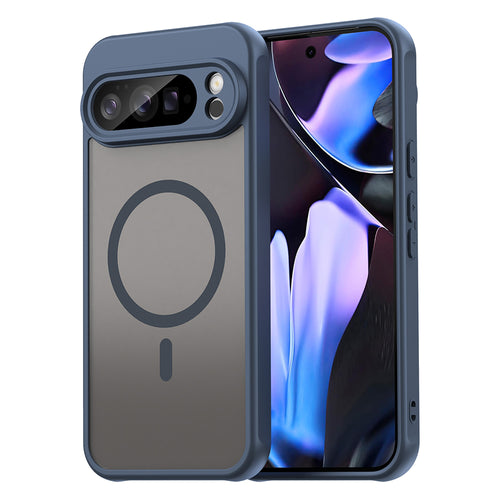 Husa pentru Google Pixel 10 Pro XL, Techsuit HaloFrost II MagSafe, bleumarin