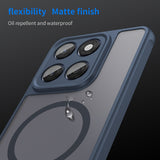 Husa pentru Motorola Edge 60 Fusion, Techsuit HaloFrost II MagSafe, bleumarin