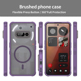 Husa pentru Nothing Phone (3a), Techsuit HaloFrost II MagSafe, mov