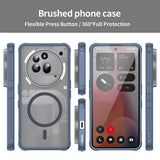 Husa pentru Nothing Phone (3a) Pro, Techsuit HaloFrost II MagSafe, bleumarin