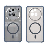 Husa pentru Nothing Phone (3a) Pro, Techsuit HaloFrost II MagSafe, bleumarin