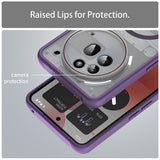 Husa pentru Nothing Phone (3a) Pro, Techsuit HaloFrost II MagSafe, mov