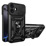Husa pentru iPhone 17, Techsuit CamShield Series, albastru