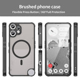 Husa pentru Nothing CMF Phone 2 Pro, Techsuit HaloFrost II MagSafe, mov