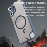 Husa pentru Nothing CMF Phone 2 Pro, Techsuit HaloFrost II MagSafe, bleumarin