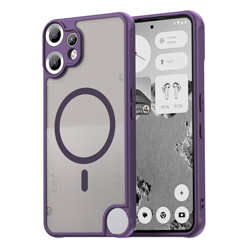 Husa pentru Nothing CMF Phone 2 Pro, Techsuit HaloFrost II MagSafe, mov