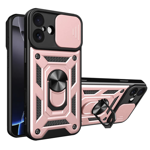 Husa pentru iPhone 17, Techsuit CamShield Series, roz