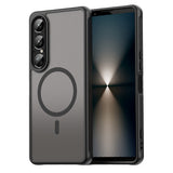 Husa pentru Sony Xperia 1 VII, Techsuit HaloFrost II MagSafe, mov