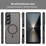 Husa pentru Sony Xperia 1 VII, Techsuit HaloFrost II MagSafe, mov