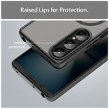 Husa pentru Sony Xperia 1 VII, Techsuit HaloFrost II MagSafe, mov