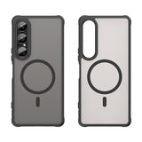 Husa pentru Sony Xperia 1 VII, Techsuit HaloFrost II MagSafe, mov