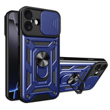 Husa pentru iPhone 17, Techsuit CamShield Series, albastru